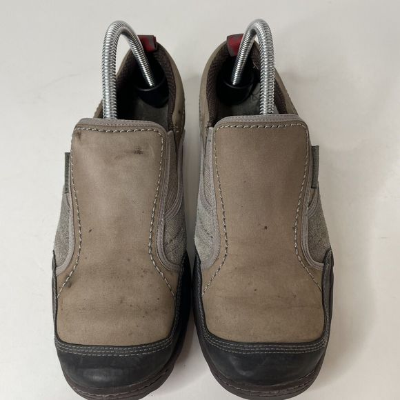 Merrell Womens 9.5 Mimosa Moc Boulder Slip on Loafer Comfort Shoes Brown J55834 - Picture 4 of 10